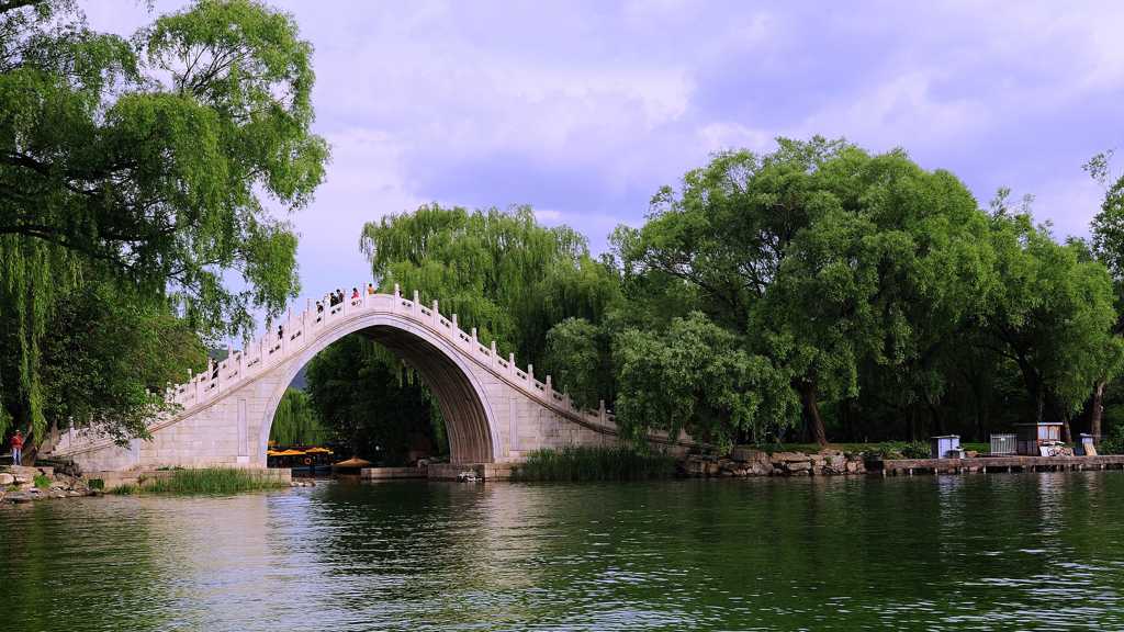 北京颐和园夏天景致图片