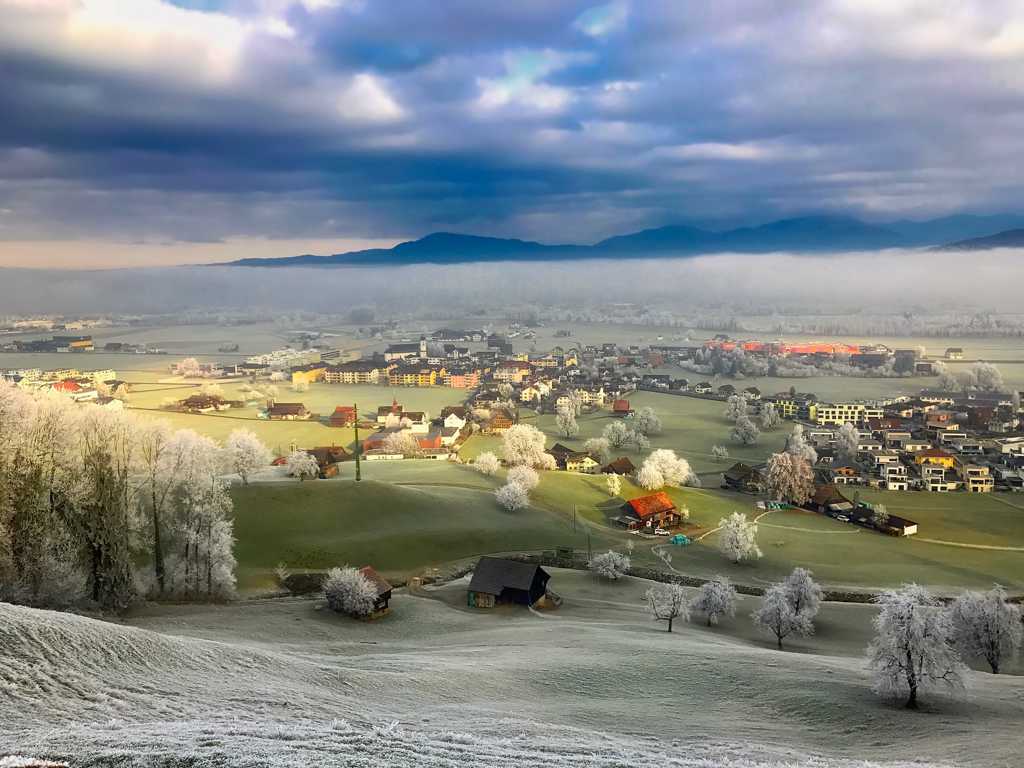 瑞士乡村光景图片
