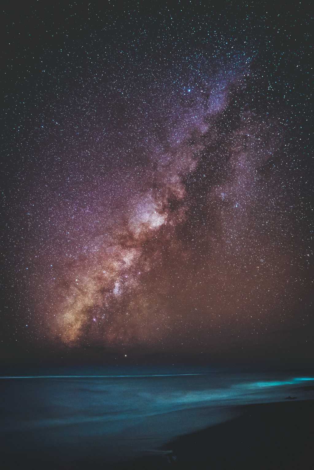 唯美银河夜空图片