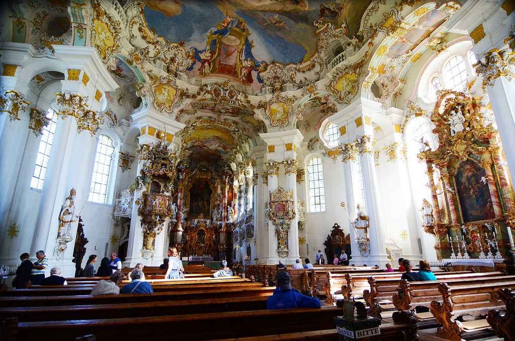 德国维斯圣地教堂景象图片