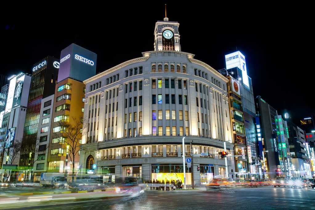 日本东京现代建筑景色图片