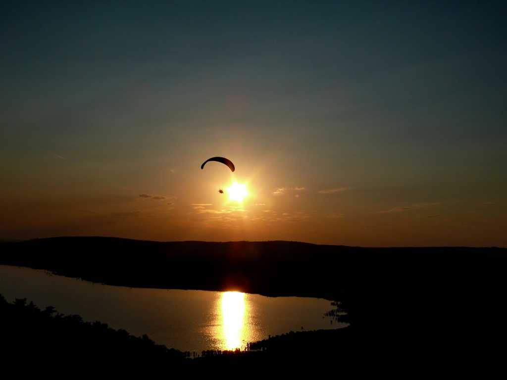 巴拉顿湖夕阳美景图片