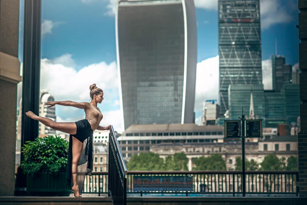 伦敦,芭蕾舞女演员,海军陆战队员,舞蹈,城市
