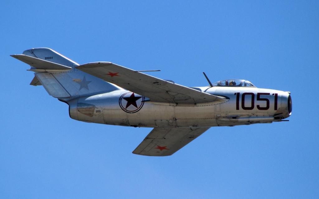 米格-15,,飞行,战斗机