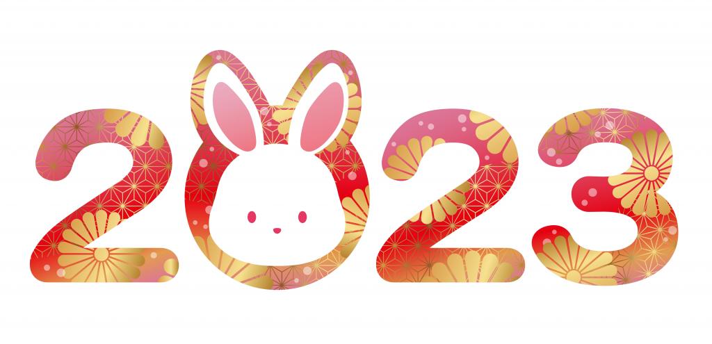 萌萌小白兔2023年数字图片