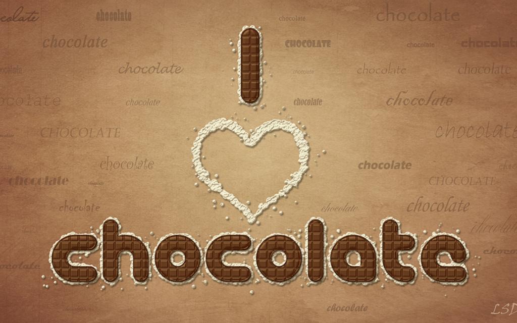 单词,我爱巧克力,巧克力,巧克力