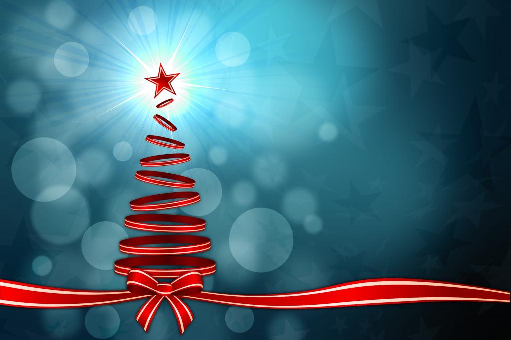 图形,光线,光,磁带,星星,假期,树,圣诞节,新年,散景,新的一年,弓,圣诞节