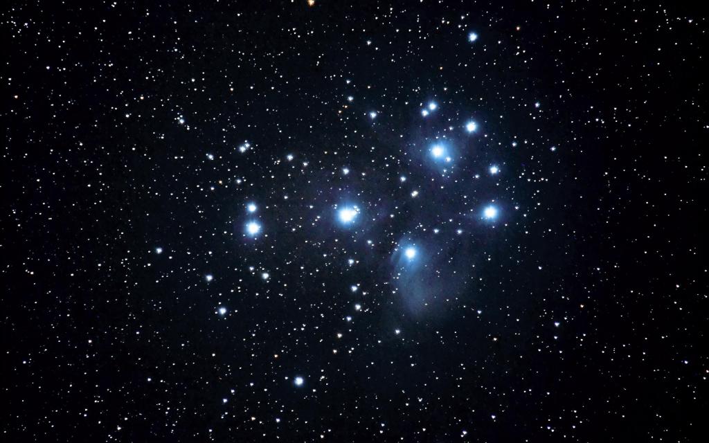 星座,M45,昴星团,在金牛座