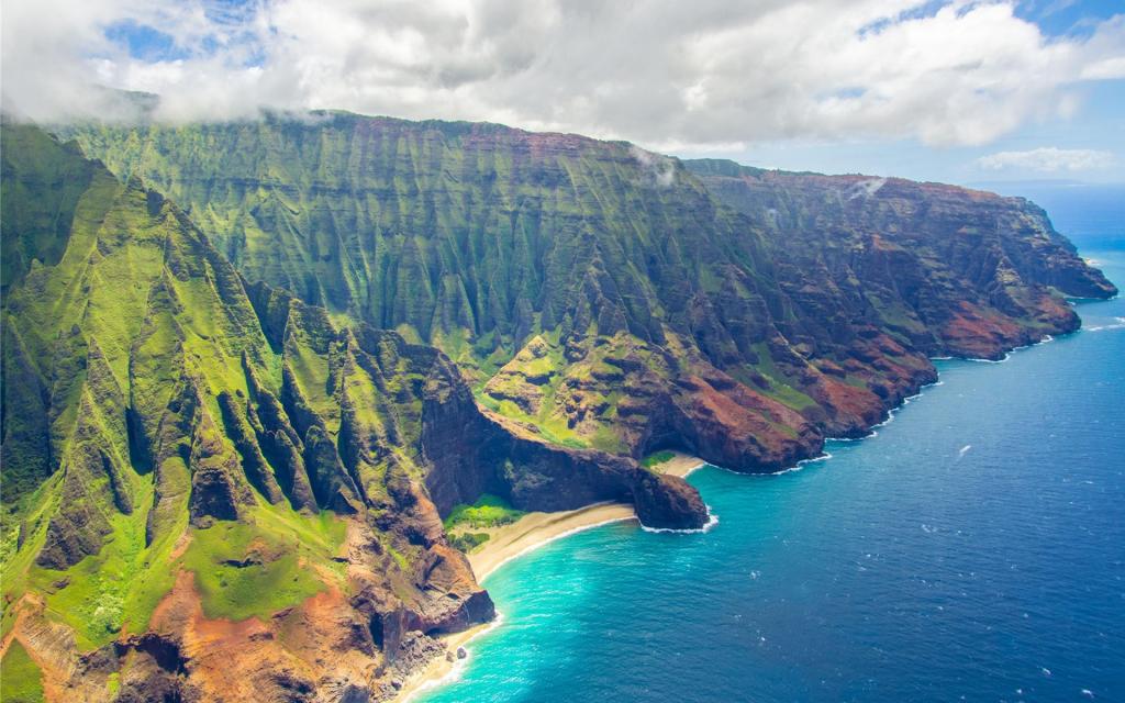 风景如画的夏威夷海岸