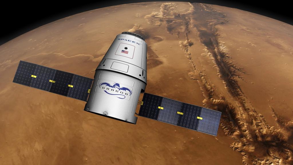 太空船,表面,火星,运输,私人,Dragon SpaceX