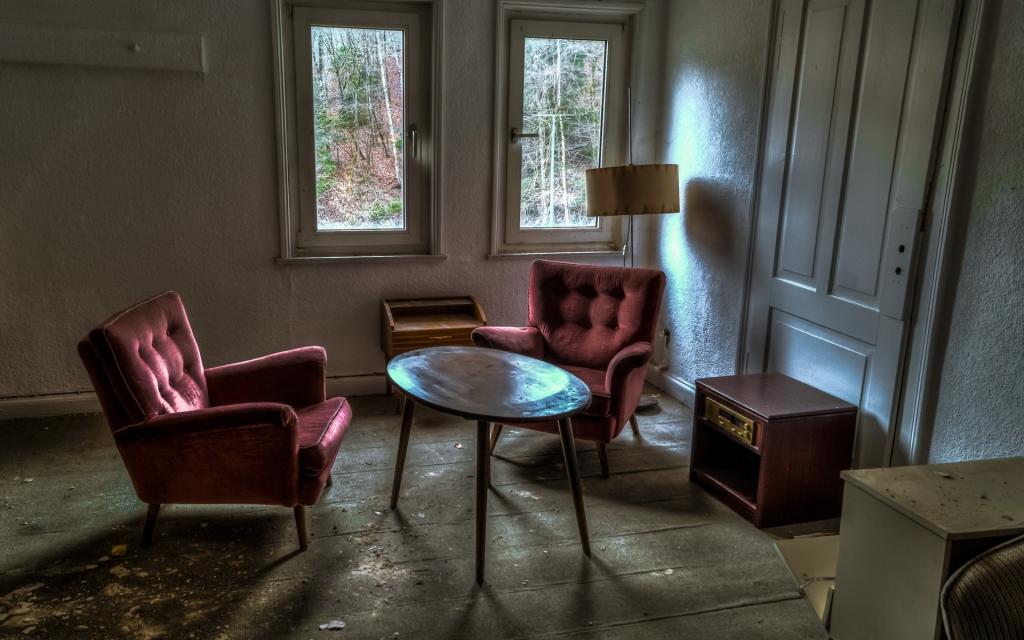 房间,椅子,窗口