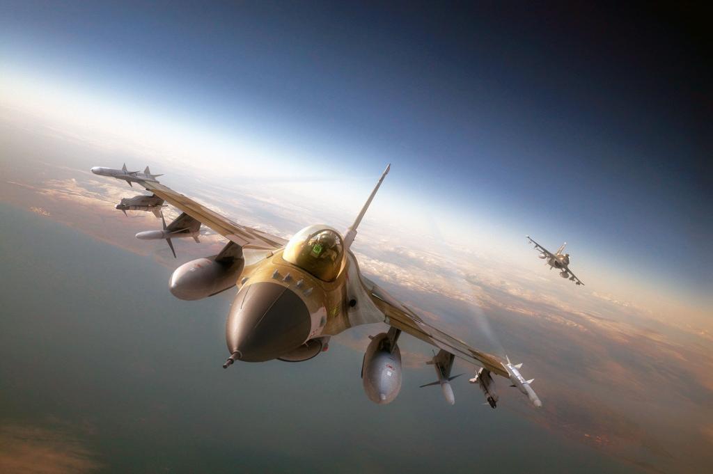 以色列空军,这架飞机,F-16,导弹,F-16,航空,战斗机