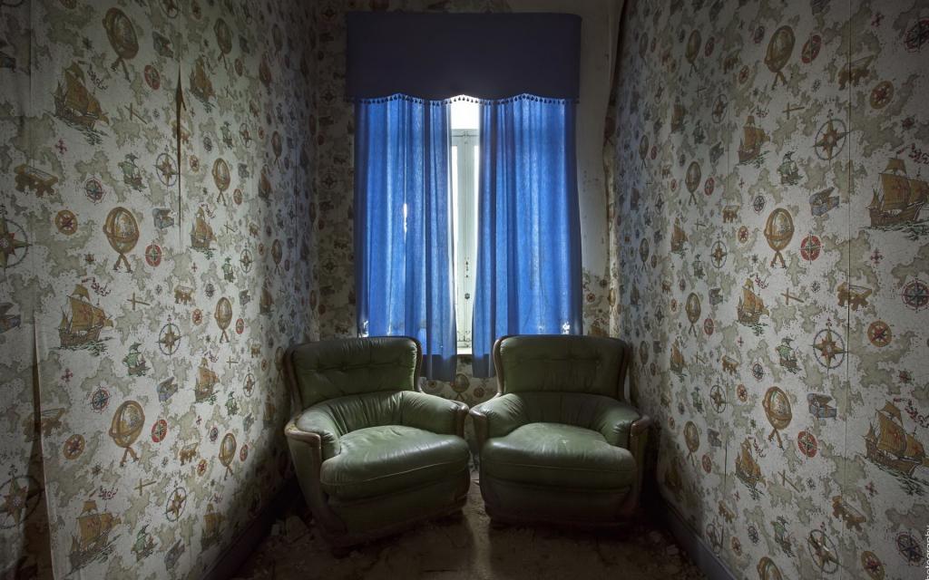 房间,窗户,椅子