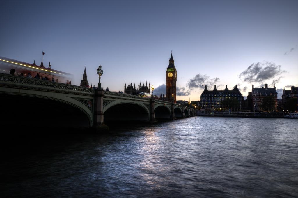 桥,手表,家,伦敦,河,吉本