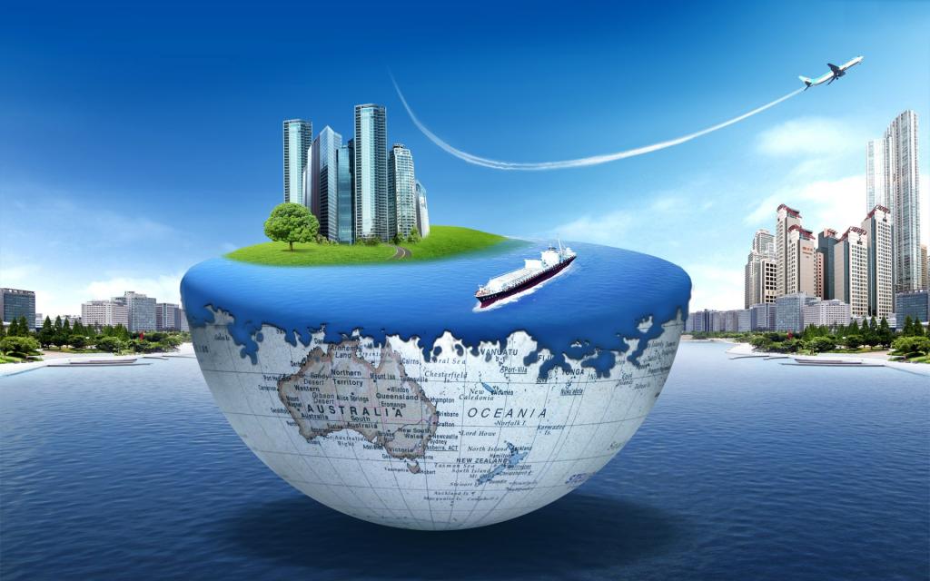 船,飞机,旅游,旅程,拼贴画,城市