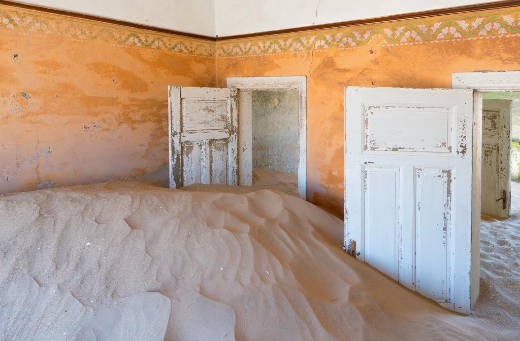房间,门,沙子