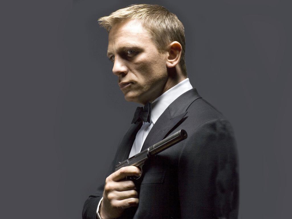 代理007,詹姆斯·邦德,丹尼尔·克雷格,walther ppk,演员,燕尾服,丹尼尔·克雷格,消声器,枪