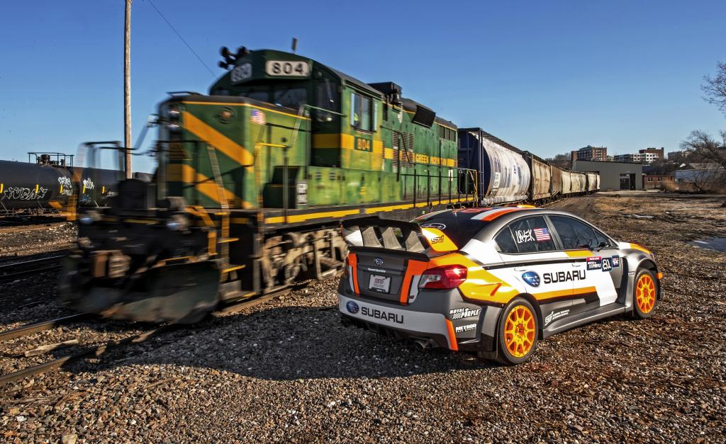 2015年,STI,WRX,Rallycross,火车,铁路,斯巴鲁,斯巴鲁