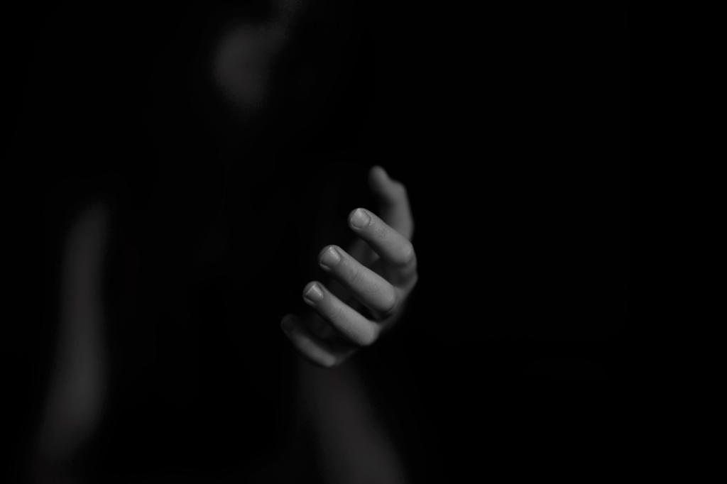 手,手指,黑暗