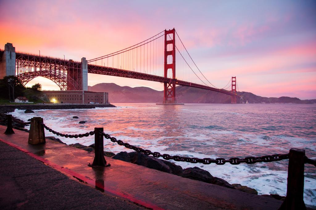 金门大桥,旧金山加利福尼亚州的照片高清壁纸