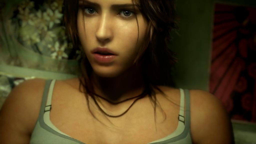 Lara Croft,游戏,古墓丽影,看,脸,女孩,2013,Lara Croft