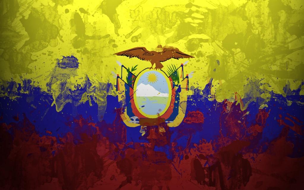 国旗,厄瓜多尔共和国,Ikwadur Republika,油漆,厄瓜多尔共和国,厄瓜多尔,国旗