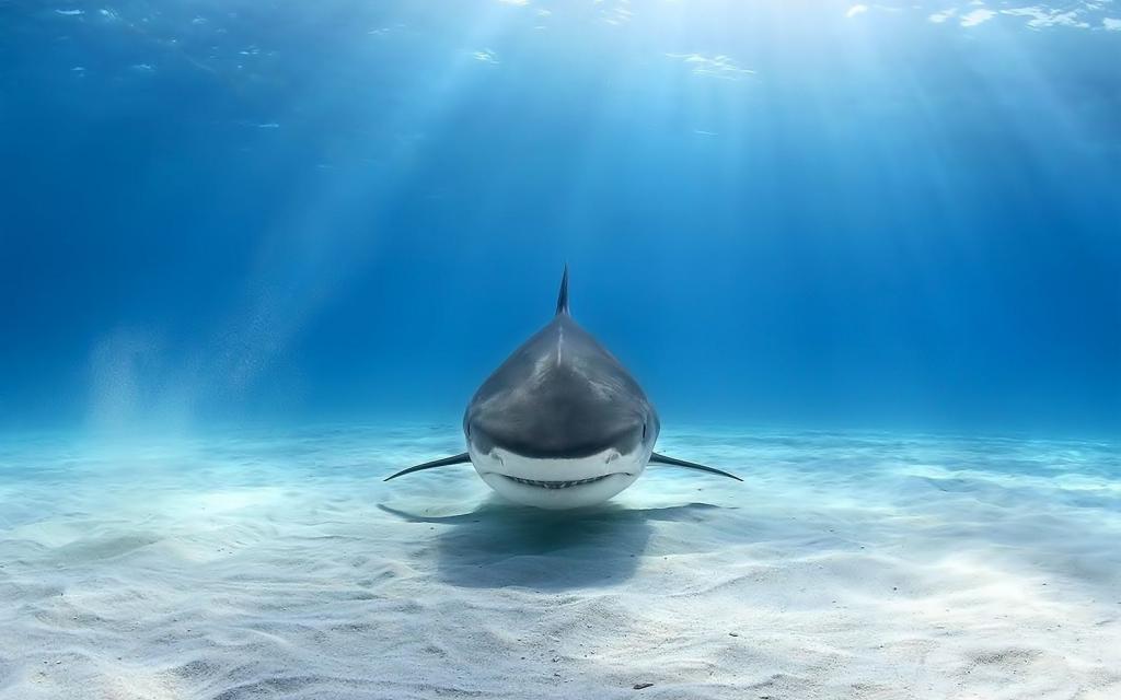 深海的鲨鱼