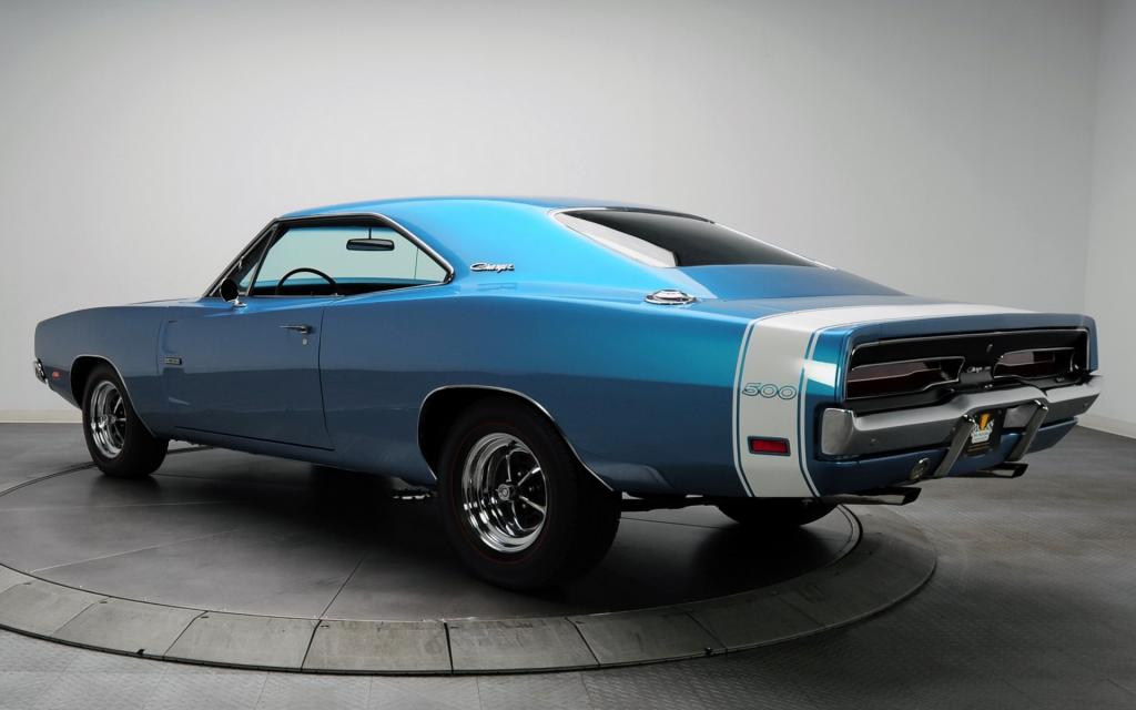 背景,肌肉车,肌肉车,500,后方view.blue,半,充电器,充电器,道奇,道奇,1969年