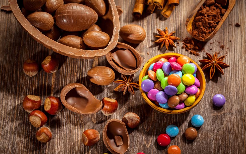 鸡蛋,快乐,巧克力,复活节,鸡蛋,复活节,巧克力,装饰