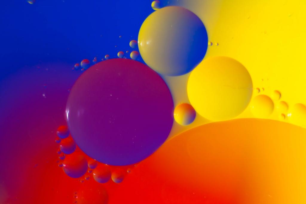 颜色,圆,光,球,气泡