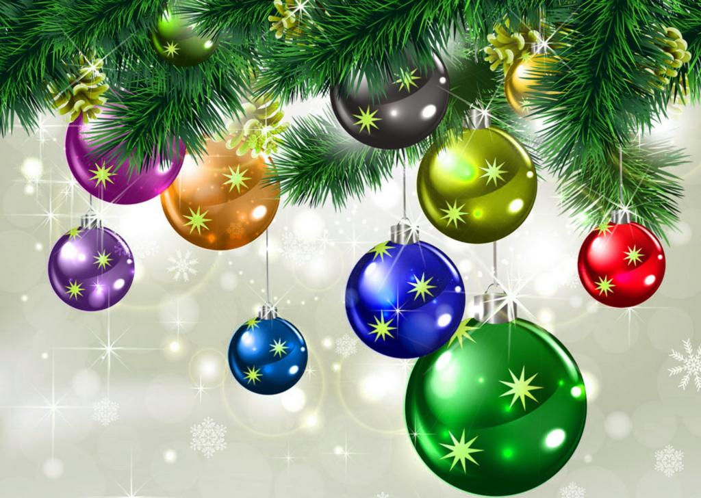 多彩,假期,冬季,装修,雪花,闪闪发光,新的一年,球,圣诞节,星星,美丽