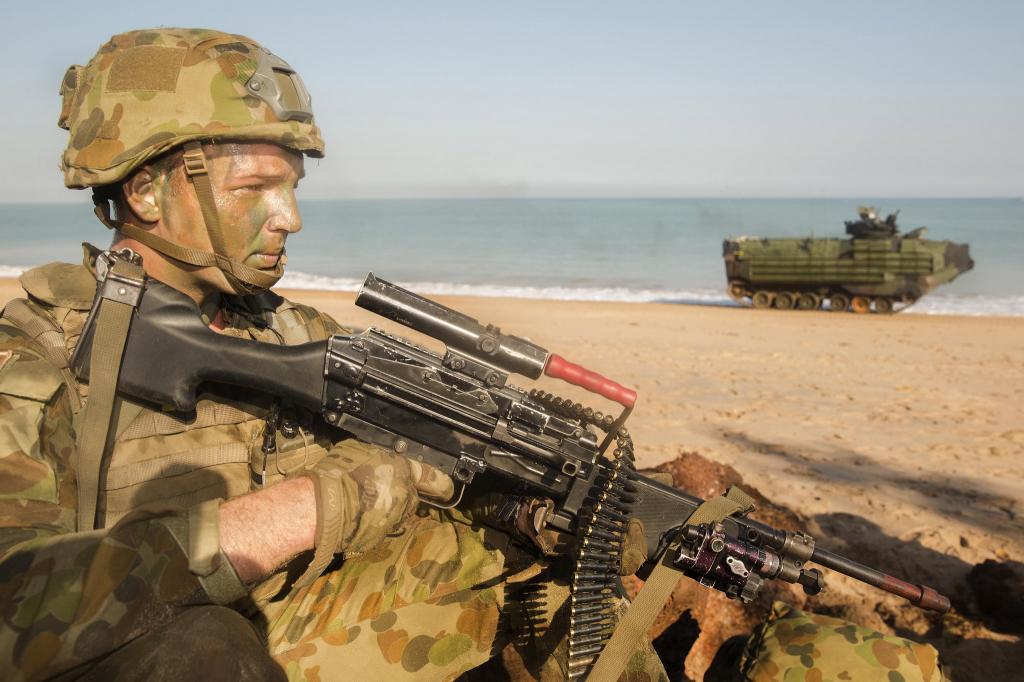 武器,澳大利亚军队,军队,士兵