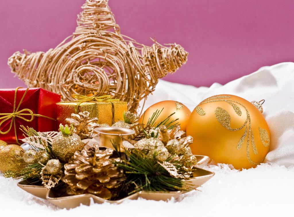 新年,假期,圣诞节,玩具,装饰,颠簸,烛台,新年,圣诞节,黄金,球,圣诞节,...