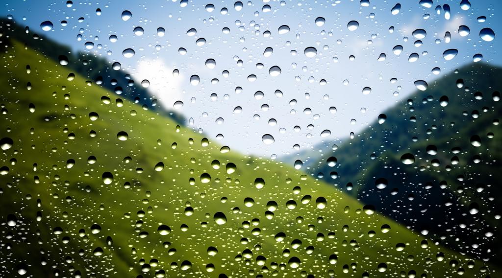 滴,窗口,Makro,雨