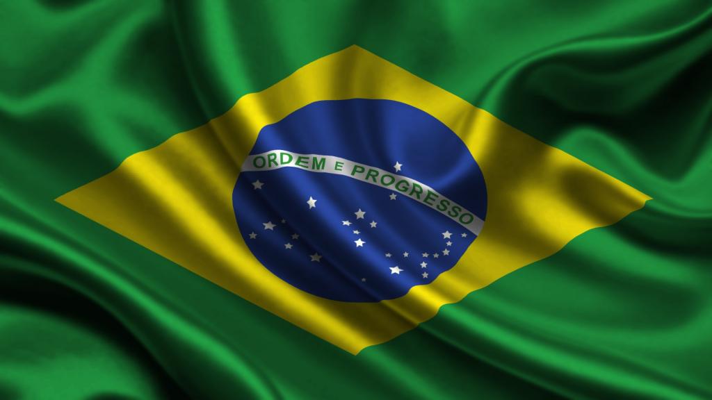 国旗,巴西,巴西
