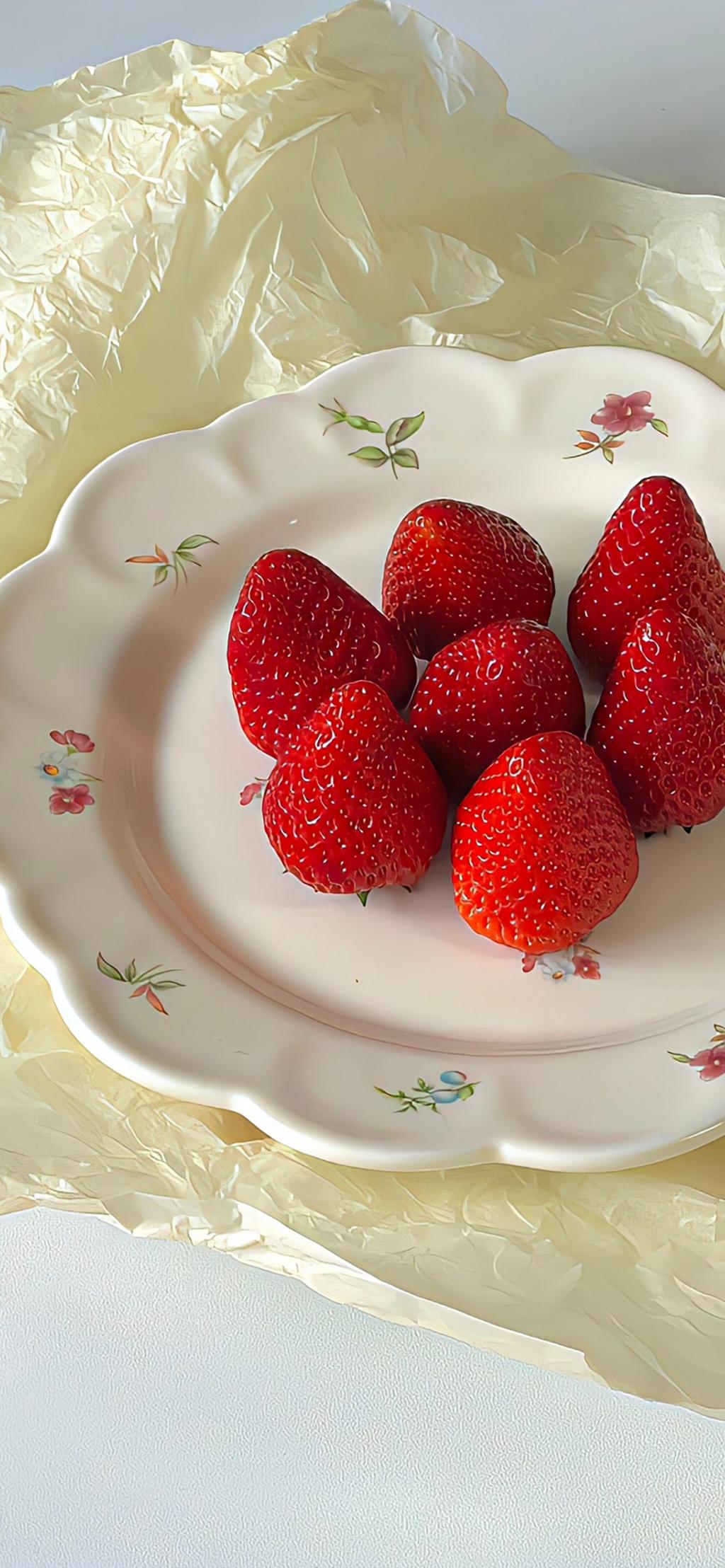 水润可口的草莓
