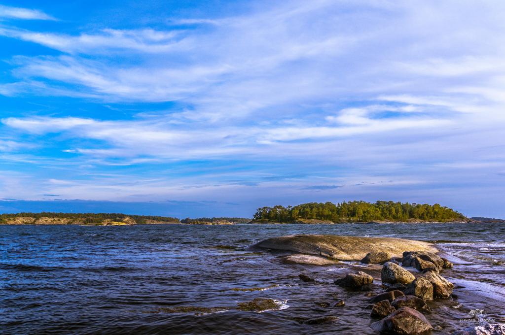 海洋在白天和蓝天下,瑞典高清壁纸