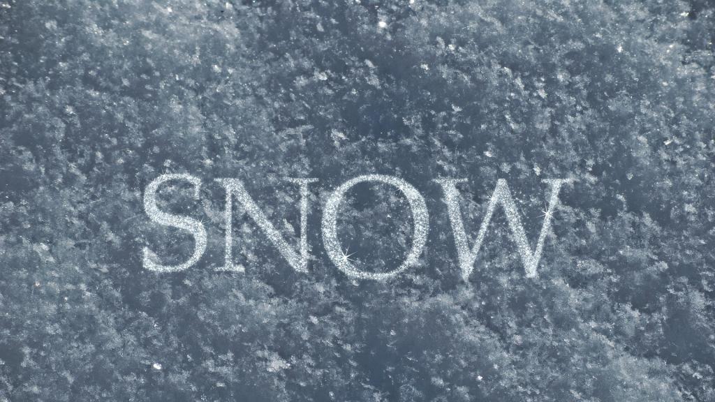 雪,水晶,光,雪