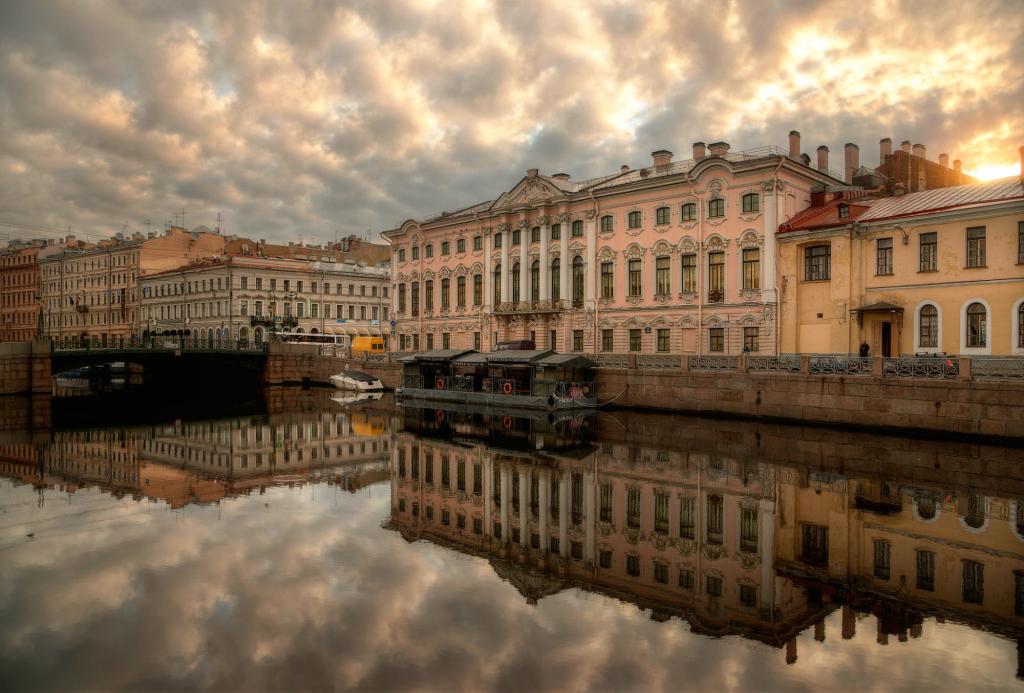 首页,反射,河,圣彼得堡