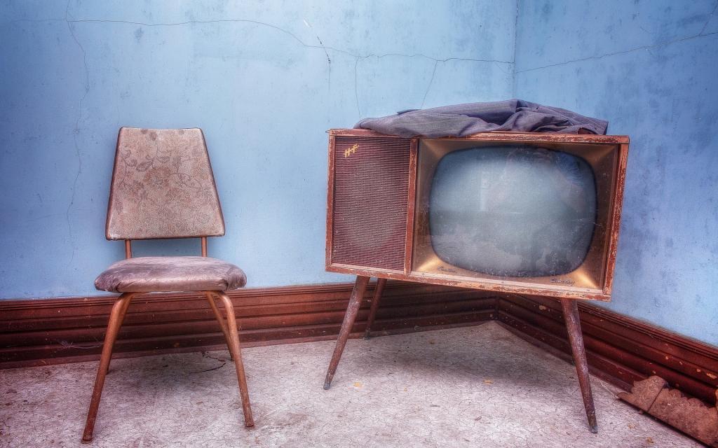 房间,椅子,电视