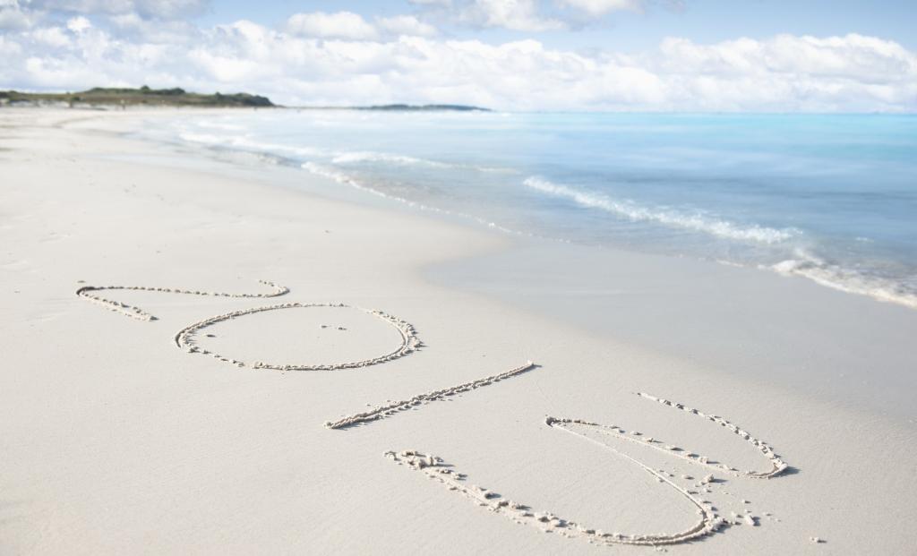 2013年,海,沙,新的一年