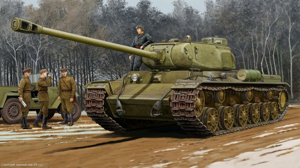 重,坦克,艺术,KV-122,士兵,