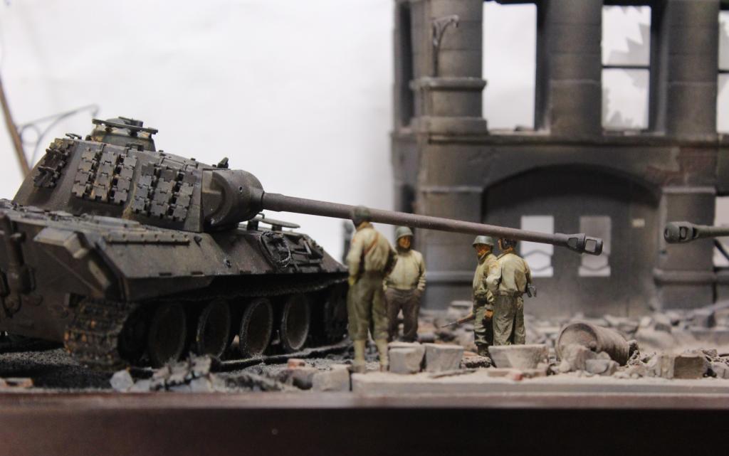 废墟,豹,模型,士兵,坦克,沉重,玩具