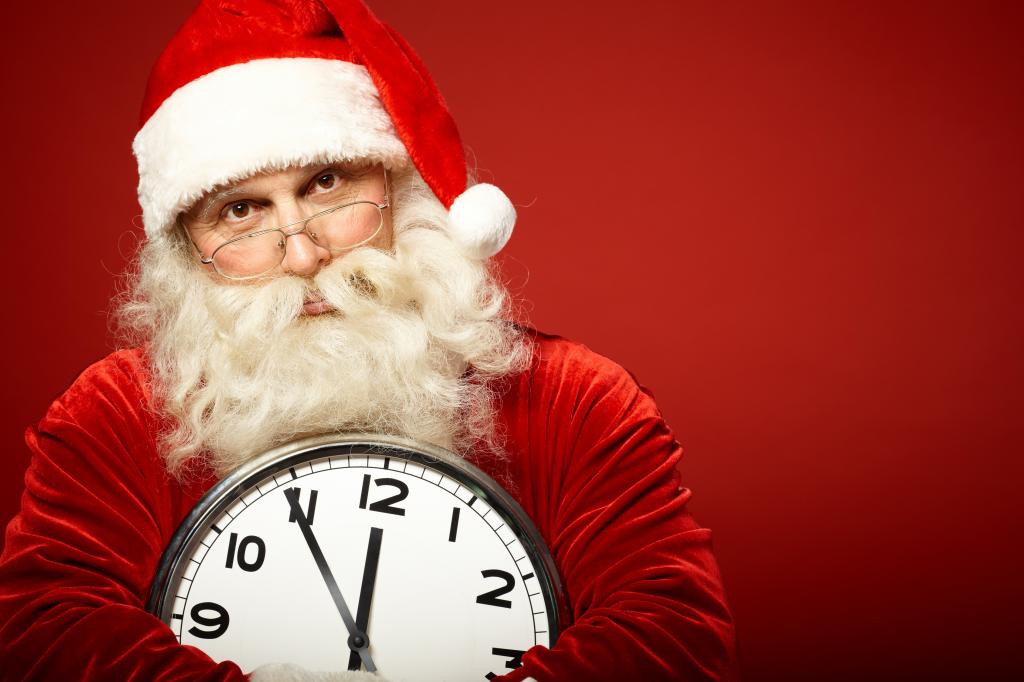 眼镜,圣诞老人,胡子,手表