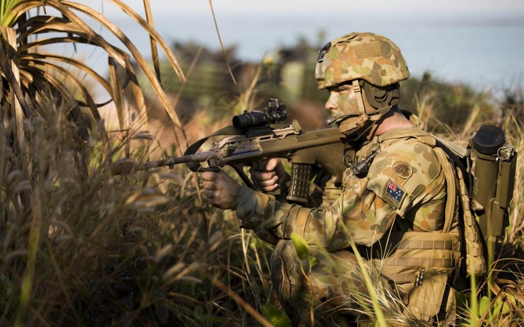 壁纸武器,澳大利亚军队,士兵