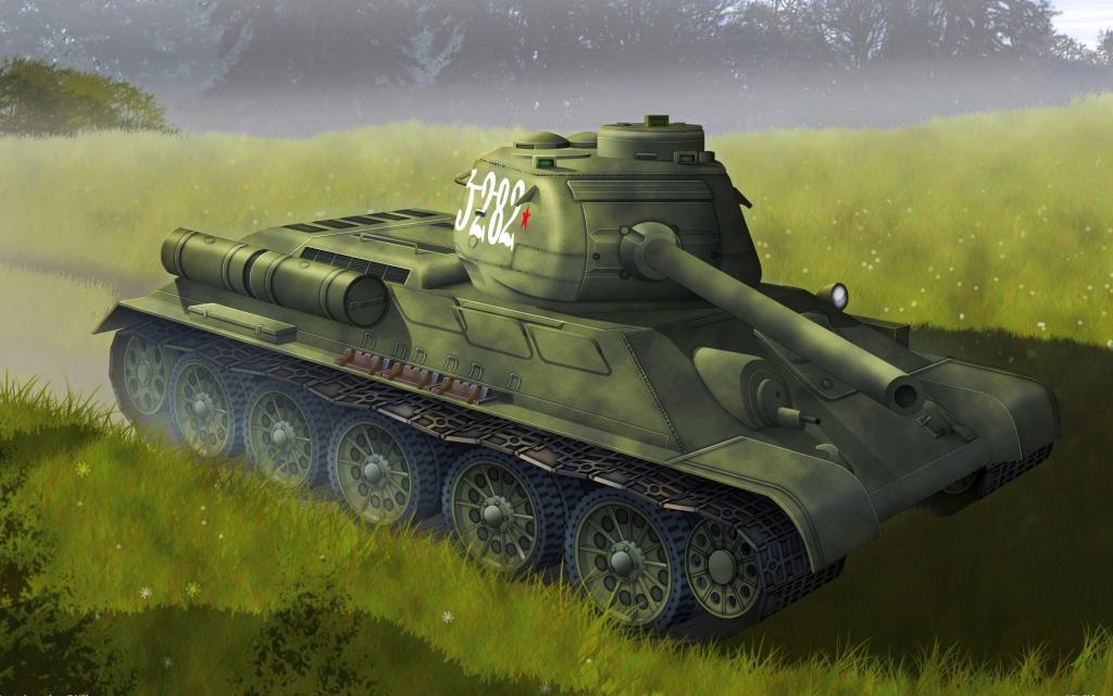 的武器,T  -  34  -  85,坦克,技术