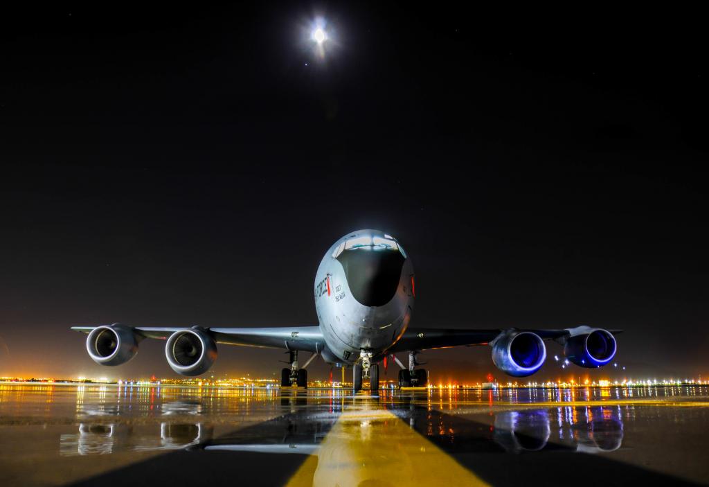 波音,KC-135,四引擎,Stratotanker,喷气,多功能,专业,油罐车,军事运输,飞机