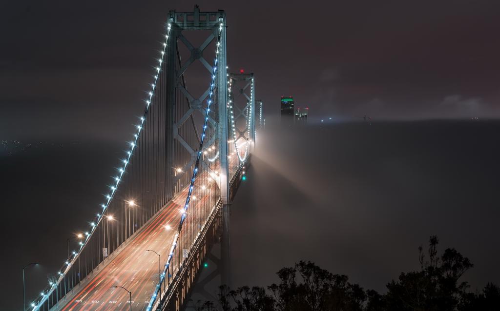 旧金山湾大桥,雾界