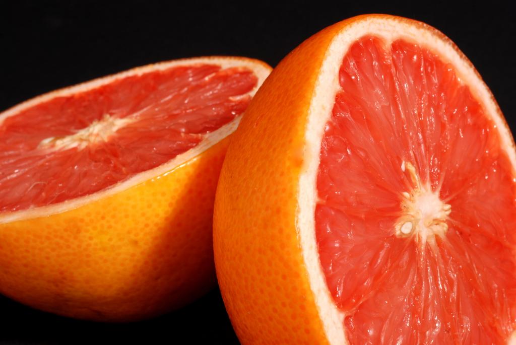 切片的橙,葡萄柚高清壁纸