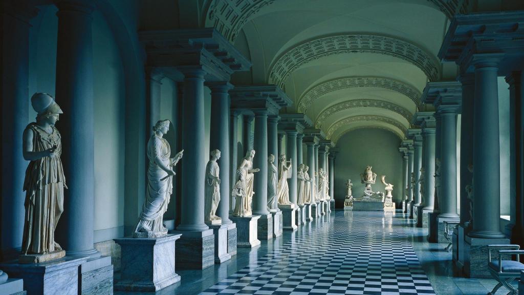 列,古斯塔夫三世古物博物馆,瑞典斯德哥尔摩皇宫,雕塑